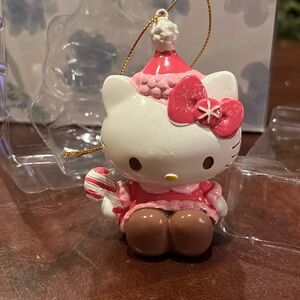 Hello Kitty - Candy Cane and Snowflake Ornament